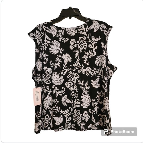 Petite Boho Floral Print Blouse - Size PXL - NWT - Picture 4 of 6